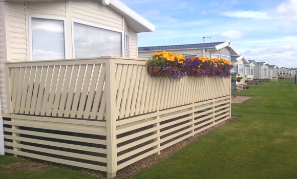 Luxury holiday caravans