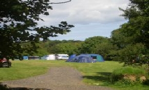 View of camping field