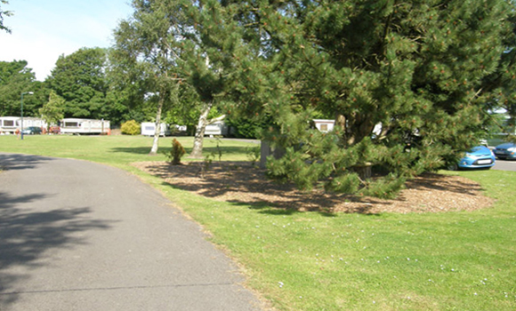 Site entrance