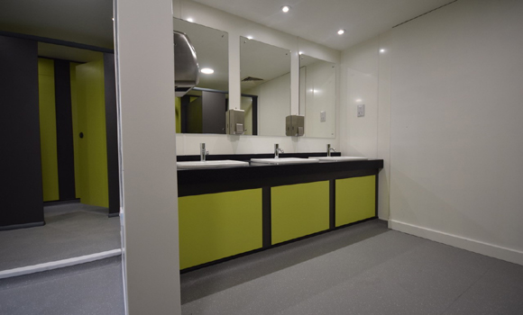 Touring pitches in shade of trees