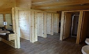 Interior of toilet facilities