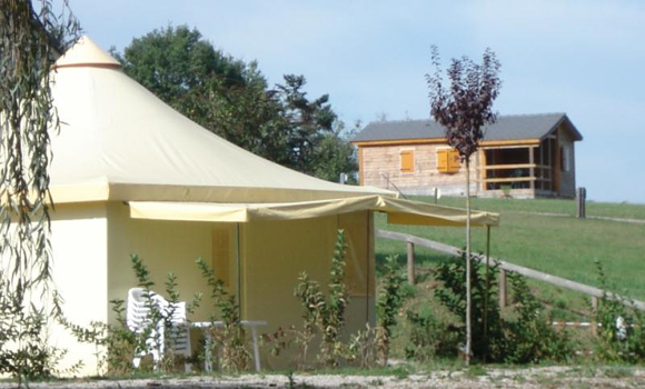 Hire tent and chalet