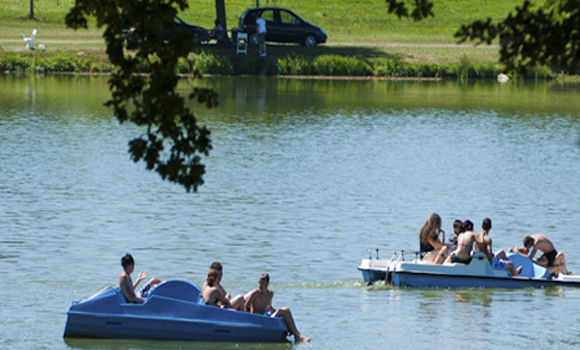 Fun on the lake