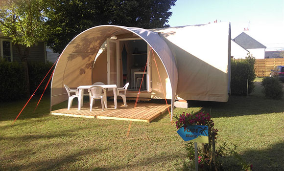 Erected tents for hire