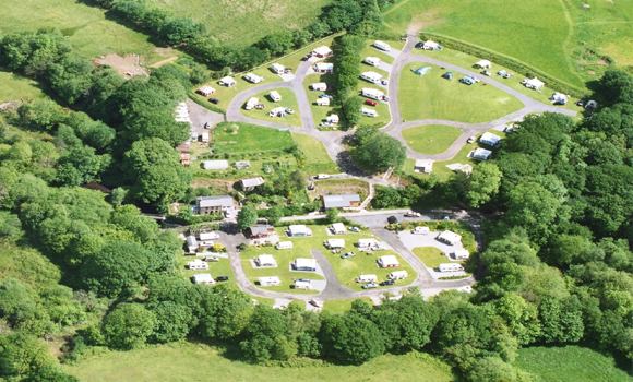 Aerial view of site