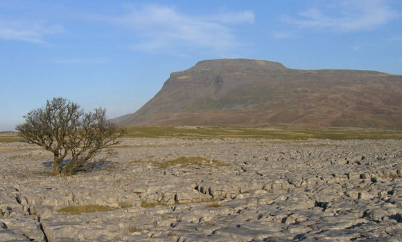 View of escarpment