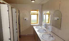 Main facility block interior