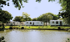 More lakeside caravans
