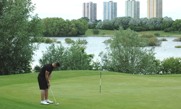 Golf course on site