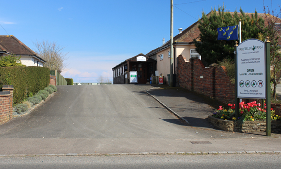 Site entrance