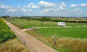 View of main touring field