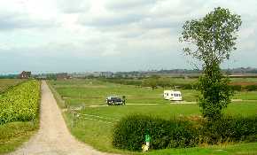 View of main touring field